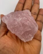 Raw Rose Quartz Crystal Stone 1pc - Image 2