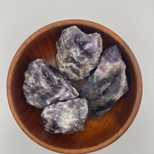 Raw Chevron/Dream Amethyst Crystal Stone  1pc