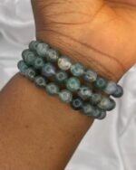 Moss Agate Crystal Bracelet 1pc - Image 2