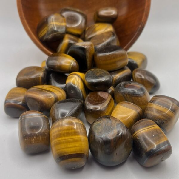 Tiger's Eye Crystal Tumbled Stone Tiger eye 1pc