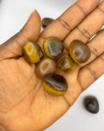 Tiger's Eye Crystal Tumbled Stone Tiger eye 1pc - Image 2