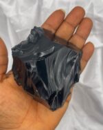 Chunky Raw Black Obsidian Stone 1pc - Image 5