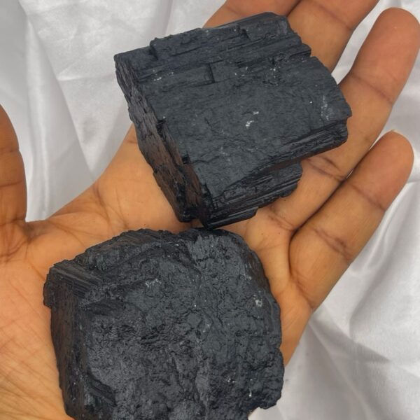Black Tourmaline Raw Stone 1pc