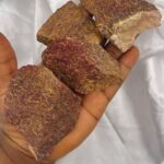 Calligraphy Stone Miriam Jasper Elephant Skin Jasper Script Stone 1pc