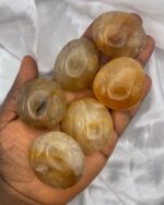 Golden Healer Quartz Palmstone 1pc