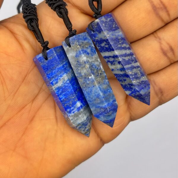 Lapis Lazuli Crystal Necklace 1pc