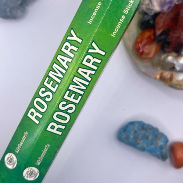 Rosemary Incense Sticks Space & Aura Cleansing Focus & Mental Clarity 20 Sticks Per Pack