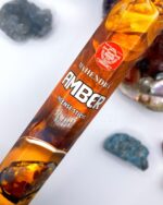 Amber Incense Sticks Grounding and Protection 20 Sticks Per Pack