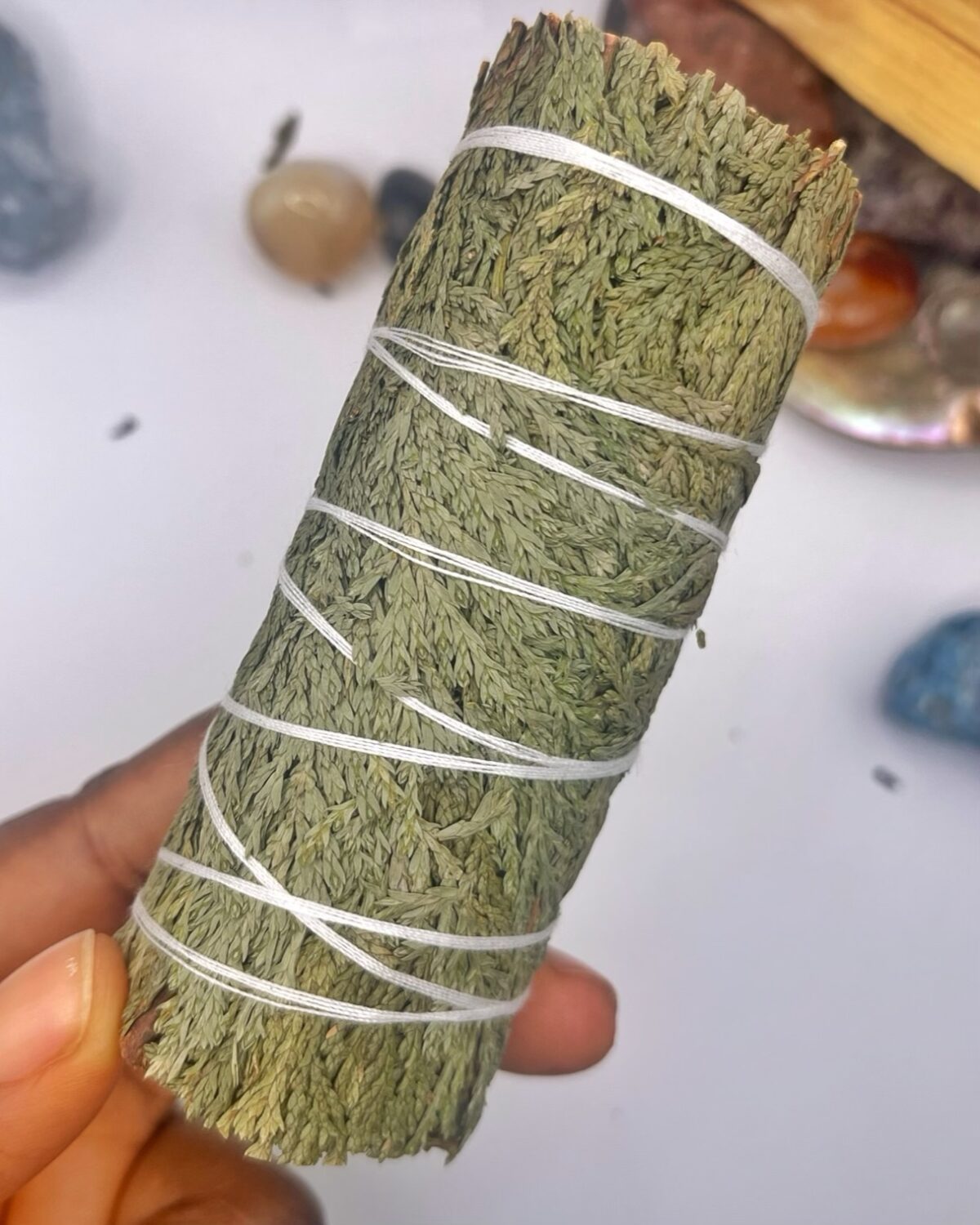 Cedar Smudging Herb Smudge Stick Bundle - Image 1