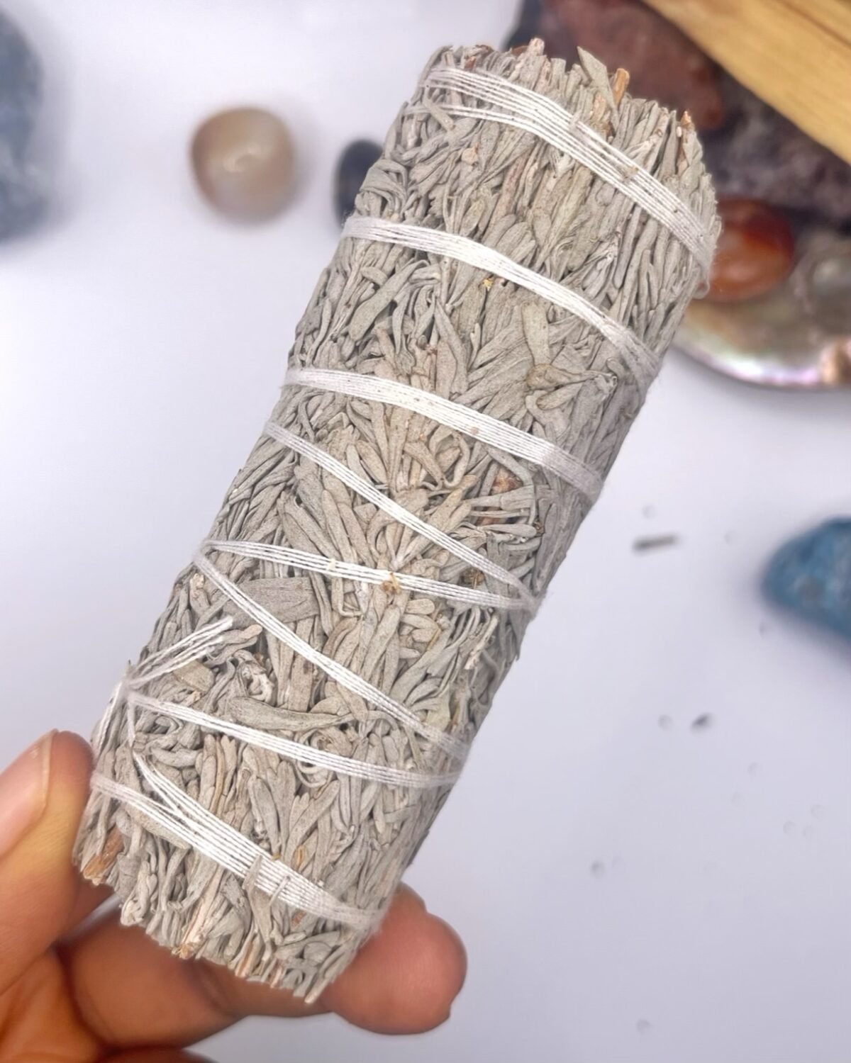 Blue Sage Smudge Stick Bundle 4inch - Image 1