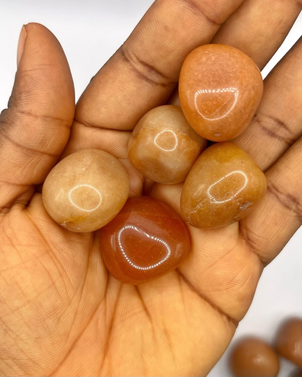 Orange Aventurine Crystal Tumbled Stone - Image 4