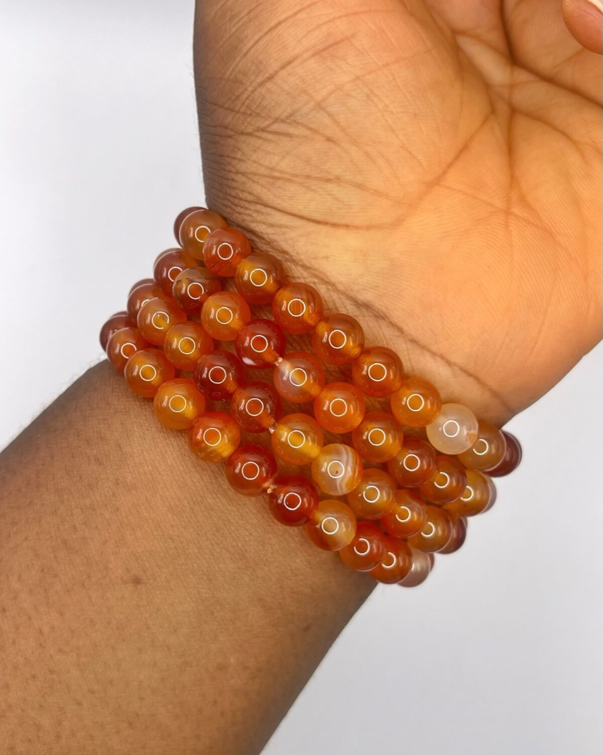 Carnelian Crystal Bracelet 1pc - Image 1