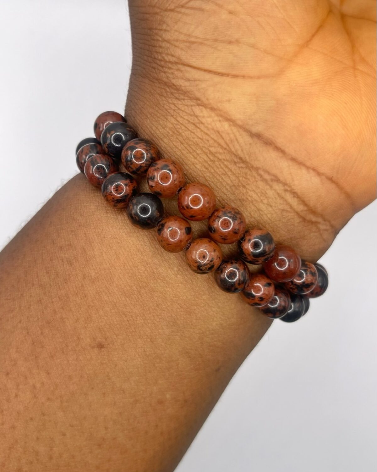 Mahogany Obsidian Bracelet 1pc - Image 1