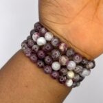 Plum Blossom Tourmaline Bracelet 1pc