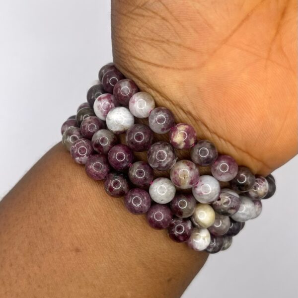Plum Blossom Tourmaline Bracelet 1pc