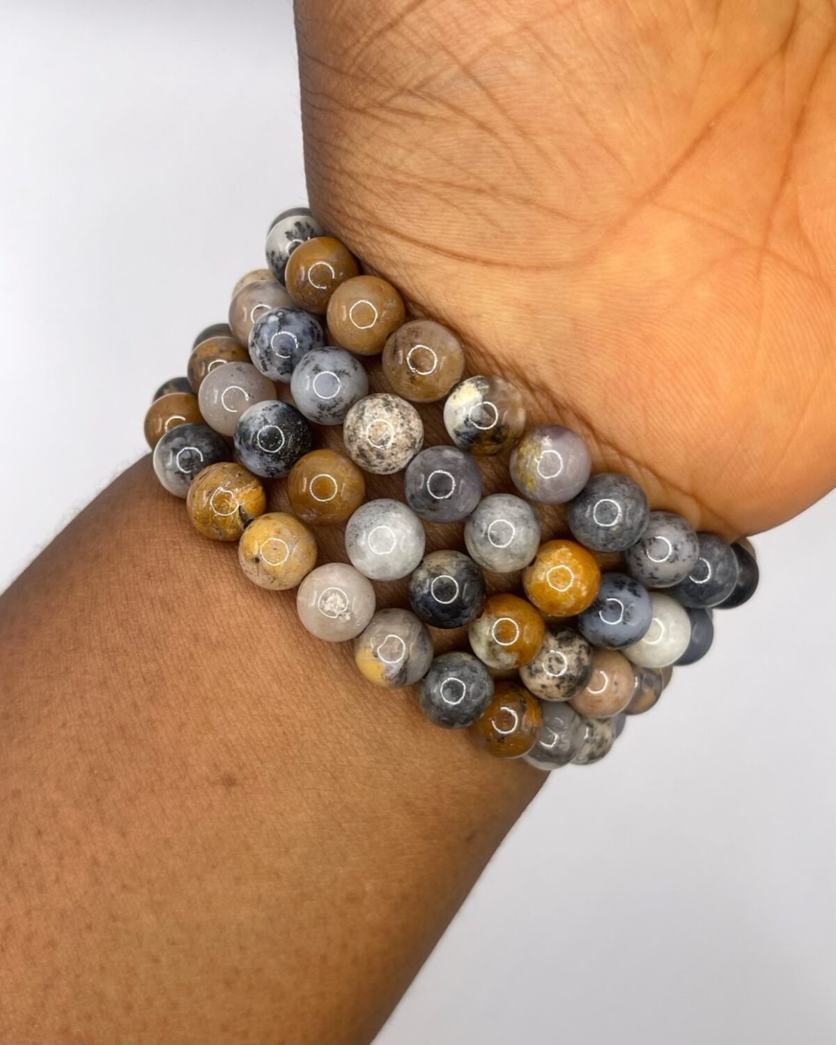 Dendritic Opal Crystal Bracelet 1pc - Image 1
