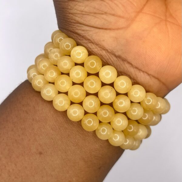 Honey Jade Crystal Bracelet 1pc