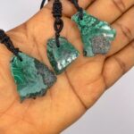 Malachite Crystal Necklace 1pc