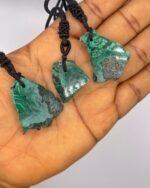 Malachite Crystal Necklace 1pc