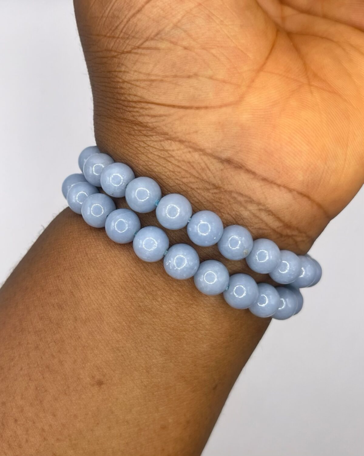 Angelite Crystal Bracelet 1pc - Image 1