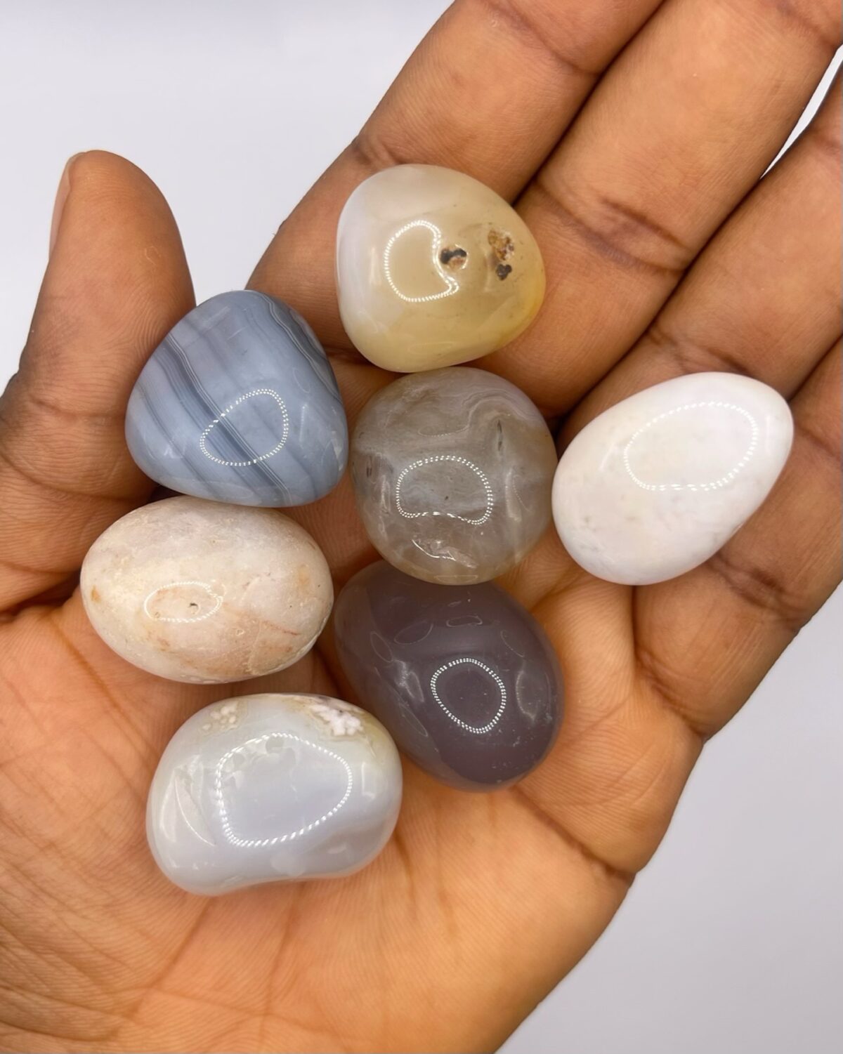 Agate Tumbled Stone 1pc - Image 3