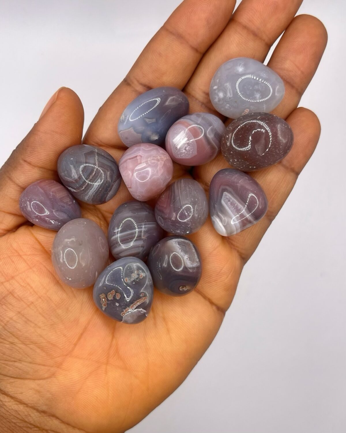 Botswana Agate Crystal Tumbled Stone 1pc - Image 4