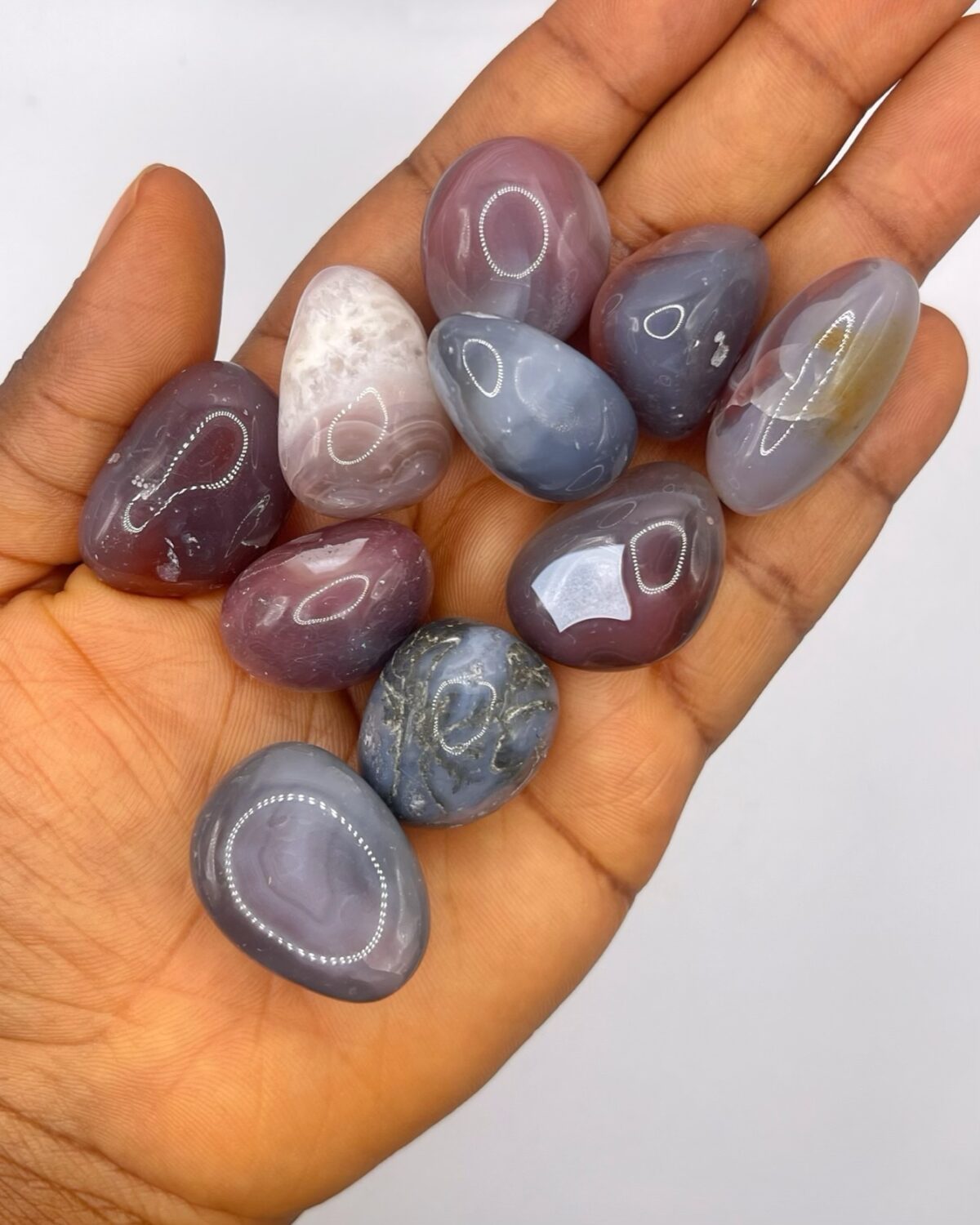 Botswana Agate Crystal Tumbled Stone 1pc - Image 3