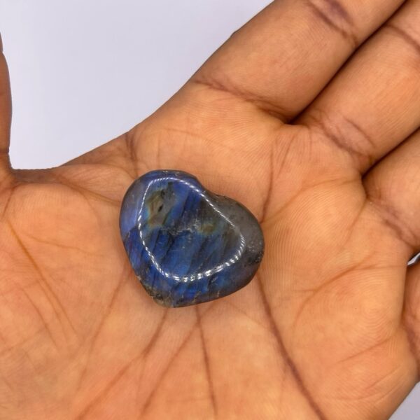 Labradorite Heart