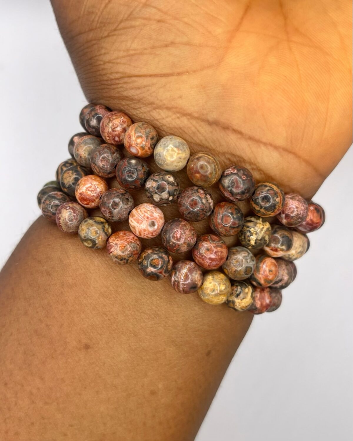 Leopard Skin Jasper Bracelet 1pc - Image 1