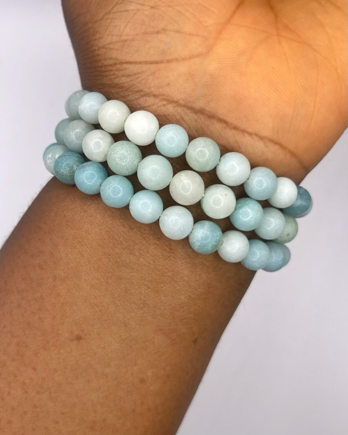Amazonite Crystal Bracelet 10c - Image 1