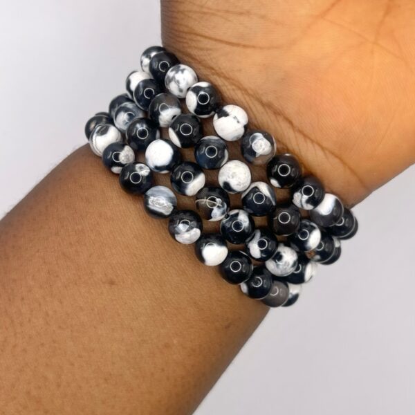 Orca Agate Bracelet 1pc
