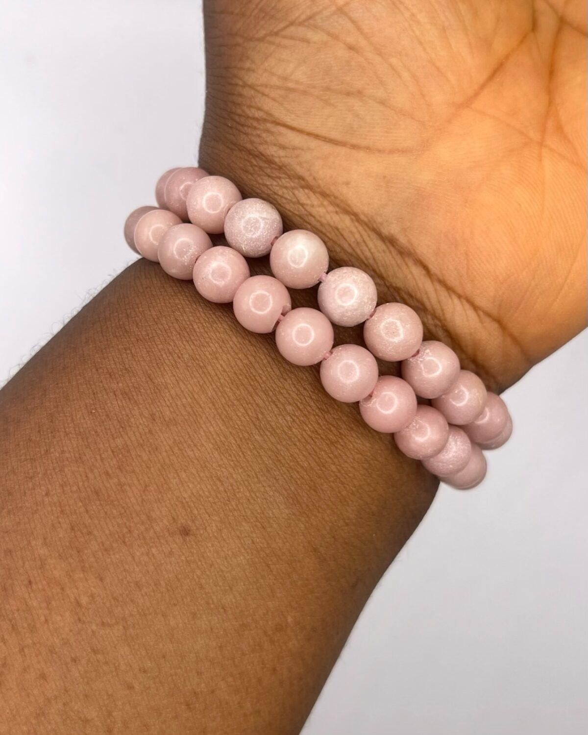 Pink Opal Crystal Bracelet 1pc - Image 1