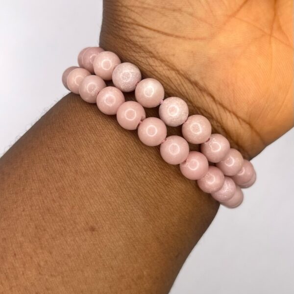 Pink Opal Crystal Bracelet 1pc