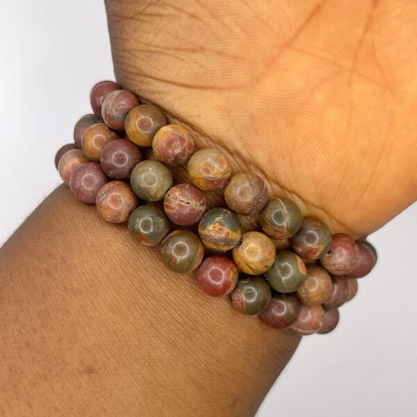Picasso Jasper Crystal Bracelet 1pc
