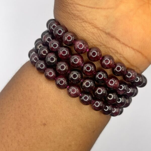 Garnet Crystal Bracelet 1pc