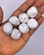 Howlite Tumbled Stone 1pc - Image 3