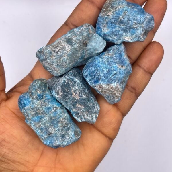 Blue Apatite Raw Stone  1pc