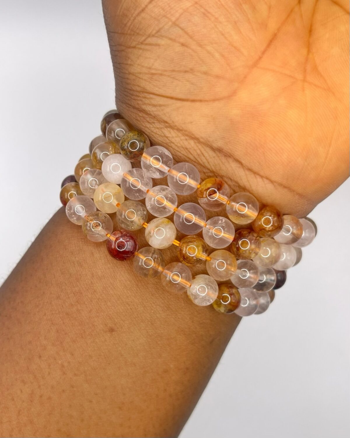 Golden Fire Hematoid Quartz Golden Healer Hematoid Fire Quartz In One 1pc - Image 1