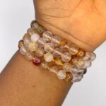 Golden Fire Hematoid Quartz Golden Healer Hematoid Fire Quartz In One 1pc