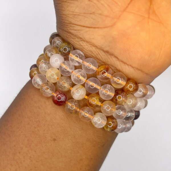 Golden Fire Hematoid Quartz Golden Healer Hematoid Fire Quartz In One 1pc
