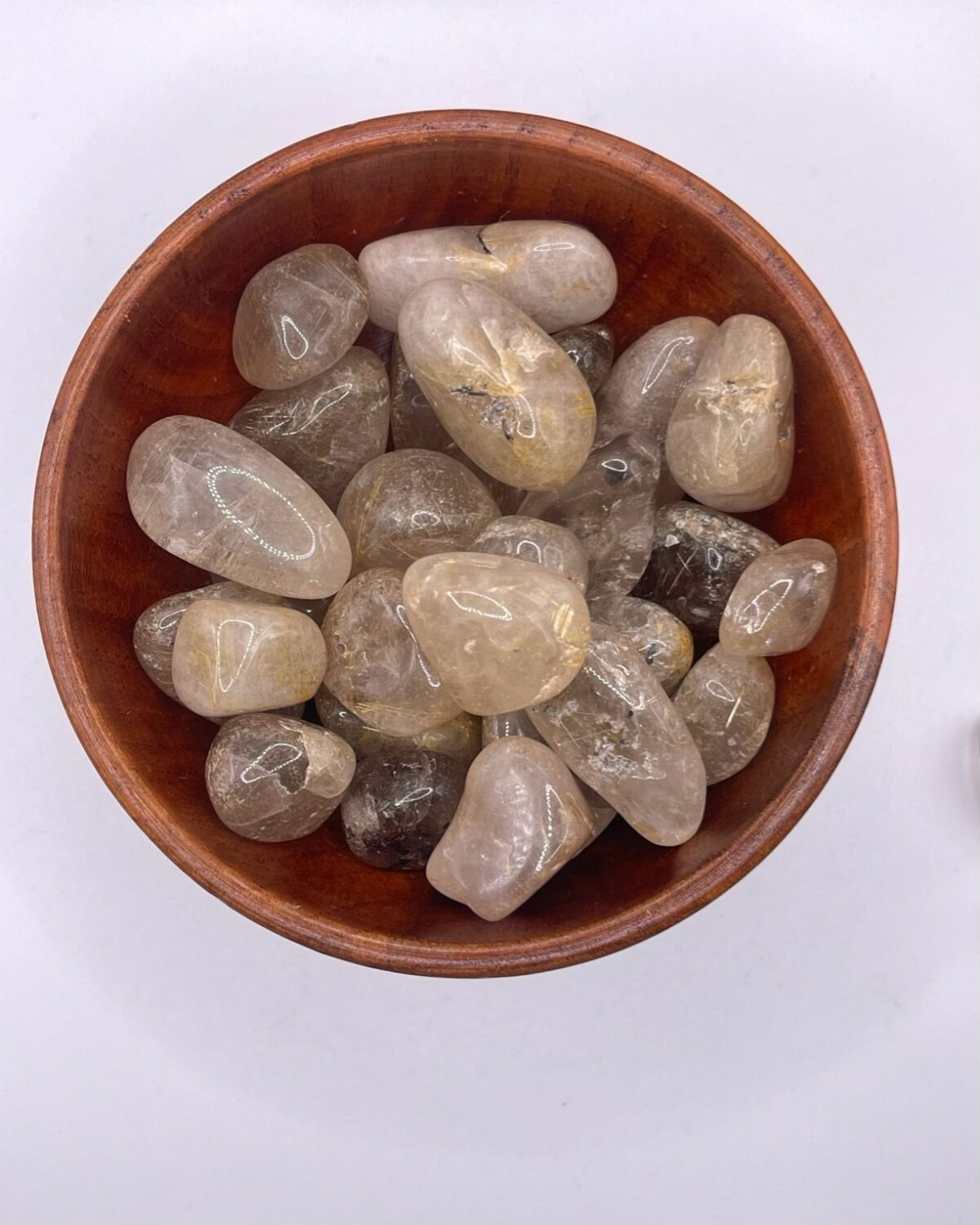 Rutilated Quartz Tumbled Stone 1pc - Image 1