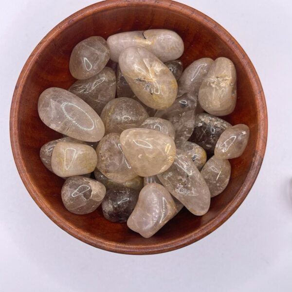 Rutilated Quartz Tumbled Stone 1pc
