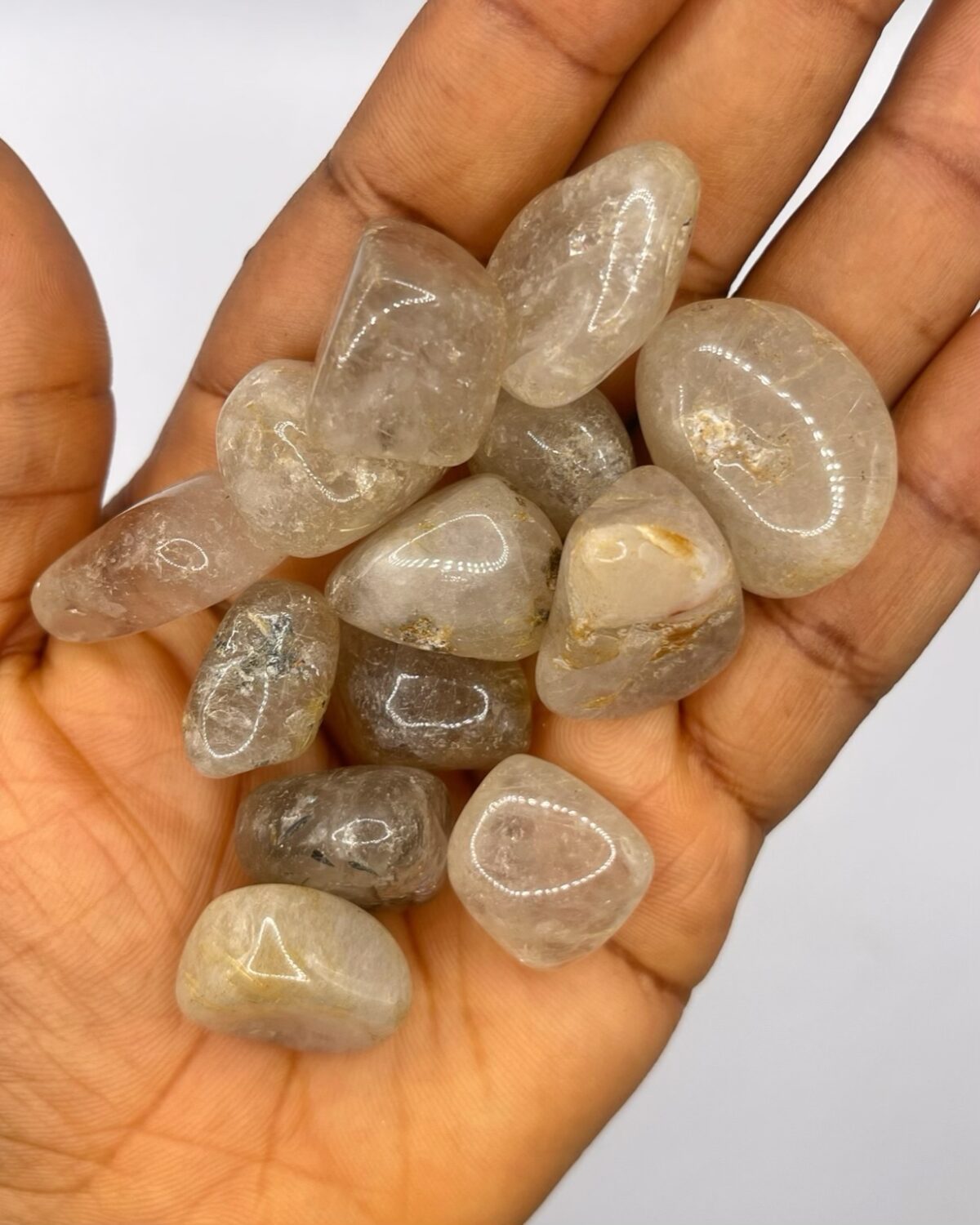 Rutilated Quartz Tumbled Stone 1pc - Image 4