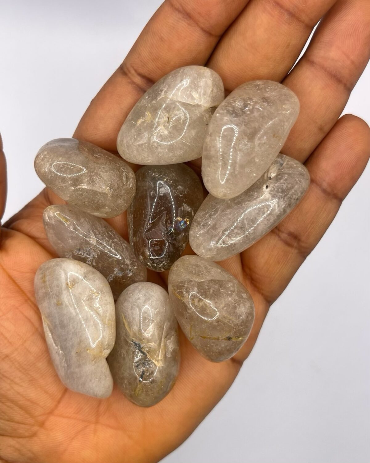 Rutilated Quartz Tumbled Stone 1pc - Image 2