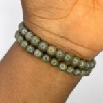 Epidote Crystal Bracelet 1pc 6mm