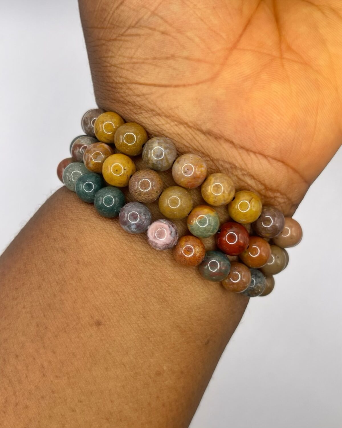 Ocean Jasper Crystal Bracelet 1pc - Image 1