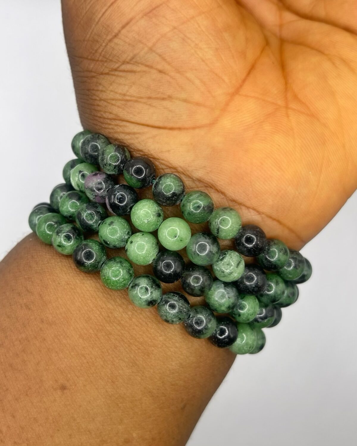 Ruby Zoisite Crystal Bracelet 1pc - Image 1