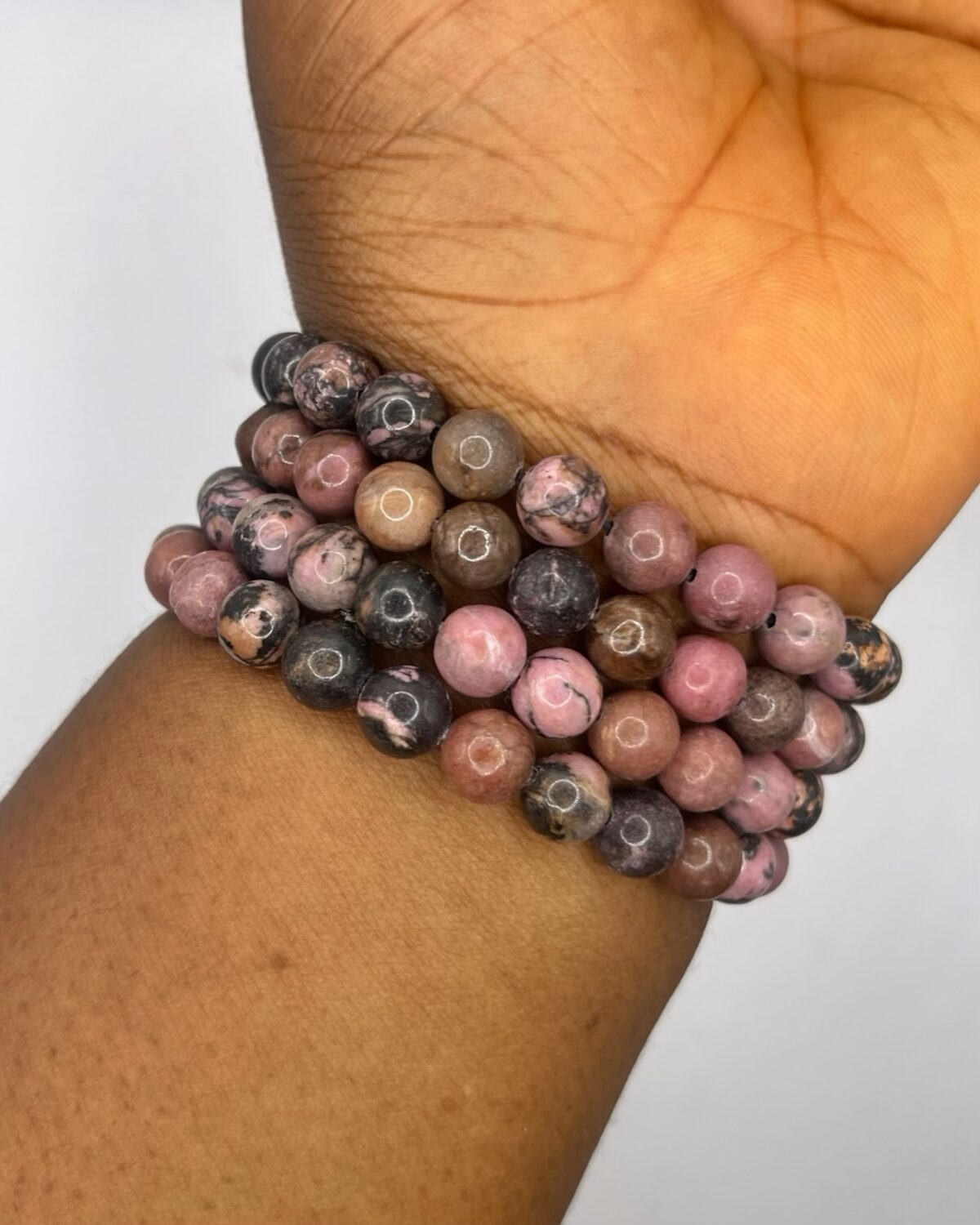 Rhodonite Crystal Bracelet - Image 1