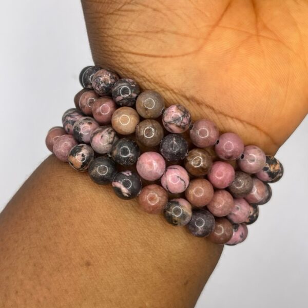 Rhodonite Crystal Bracelet