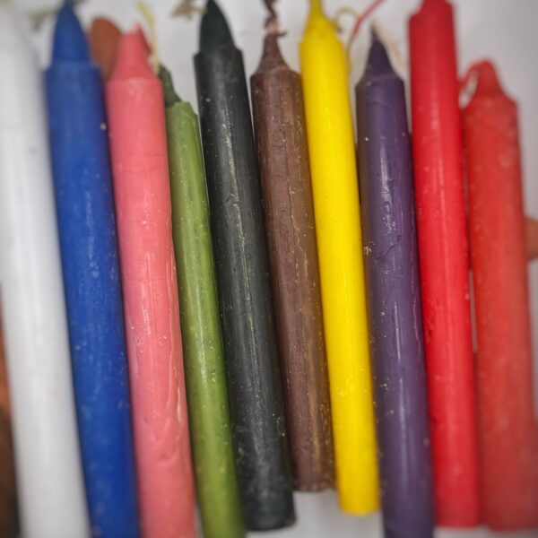 Coloured And White Candles Minimum Of 3 Sticks Colours Can Be Mixed